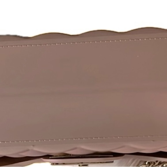 Quilted Matte Pink Rose Gold Jelly Bag Chain Strap - Picture 8 of 10